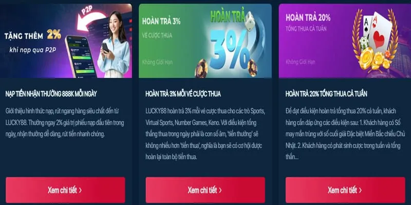 Chương trình hoàn trả e2betvip nhà cái